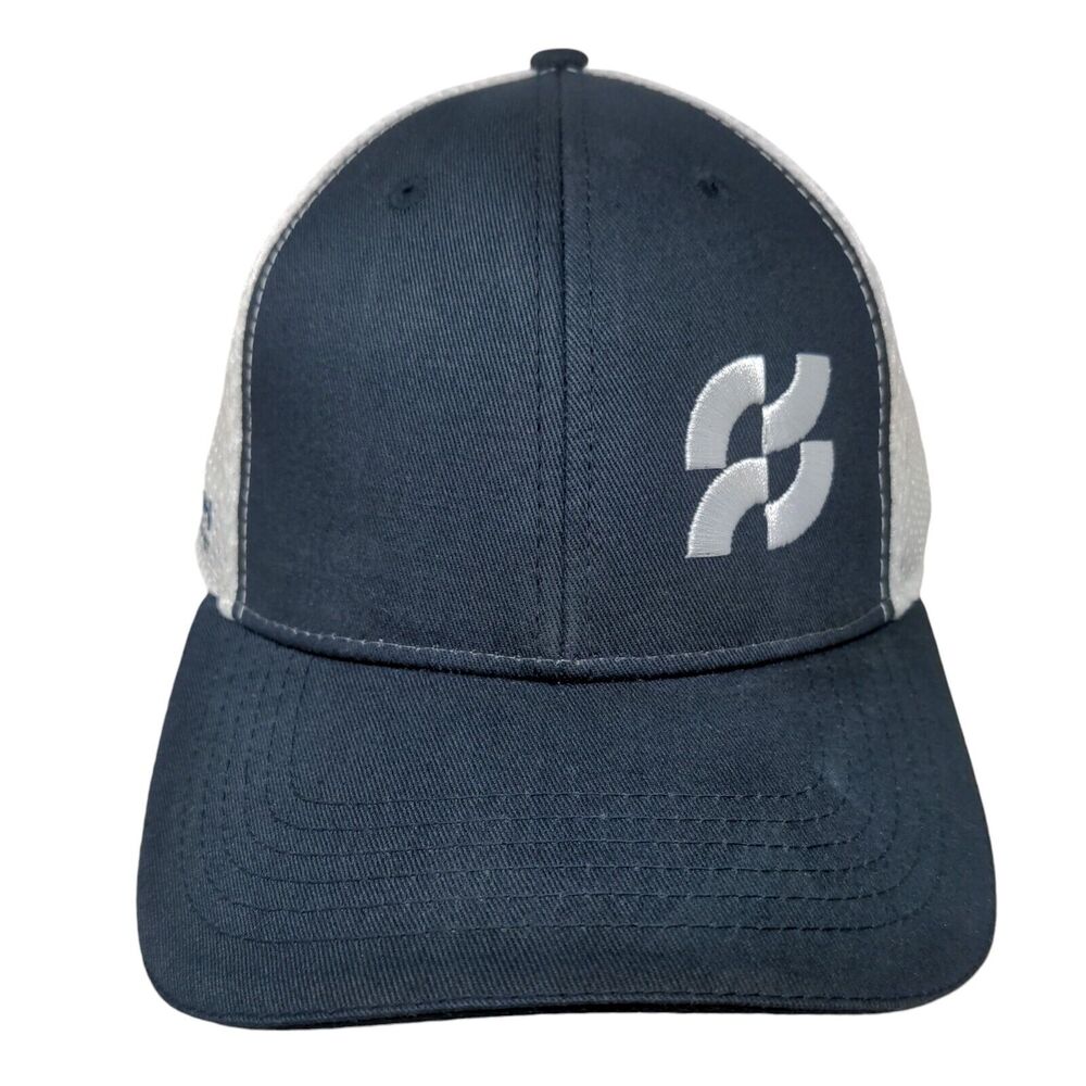 Ferguson Facilities Supply Strapback Trucker Hat Blue OS Adjustable Mesh Back